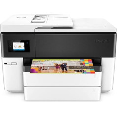 HP OfficeJet Pro 7740 A3 daudzfunkciju printeris (A3, printeris, skeneris, kopētājs, fakss, Wi-Fi, dupleksais, HP ePrint, Apple Airprint, USB, 4800 x 1200 dpi) Balts