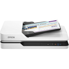 Epson WorkForce DS-1630 DIN A4 dokumentu skeneris (600 dpi, USB 3.0, dupleksā skenēšana, trīskāršu skenēšana)
