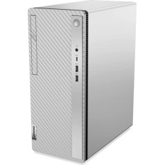 Lenovo IdeaCentre 5 Gen 7 Desktop (Intel Core i3-12100, 512 GB SSD, RAM 8 GB, DVD±RW, WiFi 6, Windows 11 Home), USB tastatūra un pele (melna) — mākoņpelēka