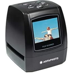 Agfa Photo-Realiview AFS100 - Digital Film Scanner 35 mm / 135 and Slides (10 MP, LCD Screen, 2.4 Inches) - Black