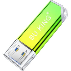 BU KING USB3.0 krāsains gradienta USB zibatmiņas disks 32 GB USB zibatmiņas diski Cietais disks USB atmiņas karte dāvanu gradienta dzeltenzaļa