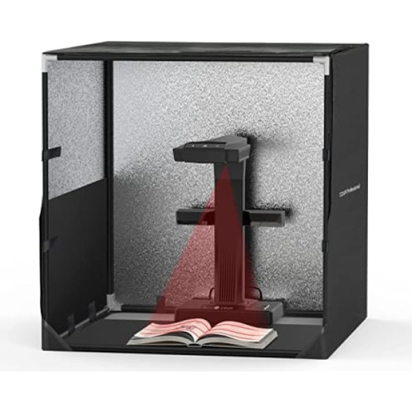 CZUR Fotostudio ar Handtasche, Fotobox Studio Box Scanner-Helfer, 60 * 60 * 60 cm, Faltbar & Tragbar, geeignet für CZUR Buchscanner Dokumentu skeneris