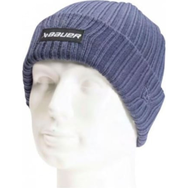 Cap Bauer NE Ribbed Touque SR 1060376 / tumši zils