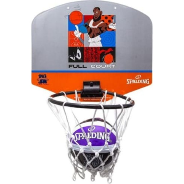 Basketbola aizmugurējais dēlis Mini Spalding Space Jam Tune Squad pelēks-oranžs 79007Z / N / A