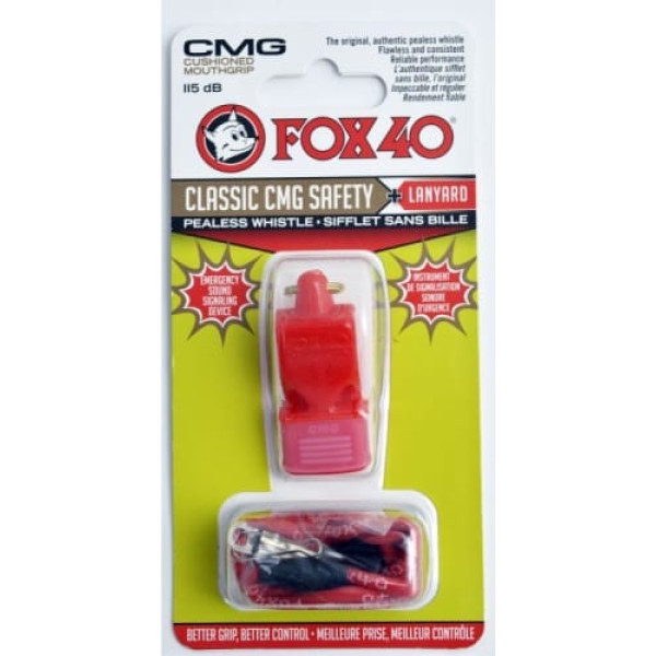 Whistle Fox 40 CMG Classic Safety + string 9603-0108 red / N / A