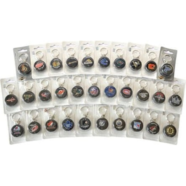 NHL Key Chain Puck - Blister each