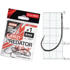 Āķi Lucky John PREDATOR LJH531 - LJH531-006