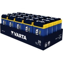 20x R9V 6LR61 9V Alkaline Varta Industrial baterija