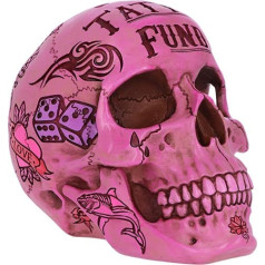 Nemesis Now Pink Skull naudas kaste 15cm