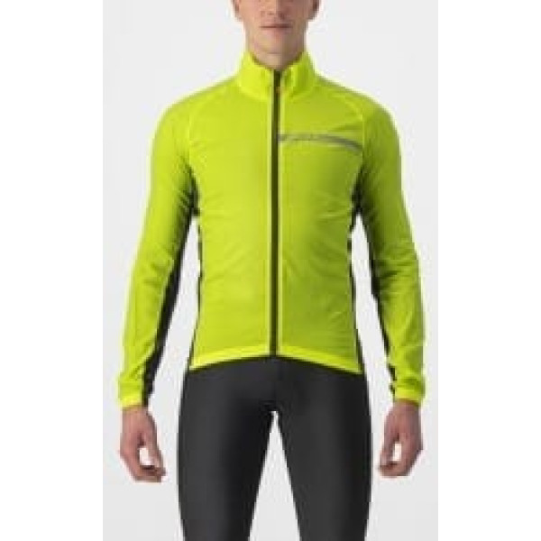 Castelli Velo jaka SQUADRA Strech Jacket L Electric Lime/Dark Gray