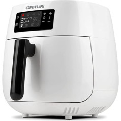 G3 Ferrari G10143 Friggisano Easy Air Fryer, 4 litri, 1400 W, balts/melns