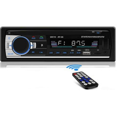 Andven automašīnas radio ar Bluetooth brīvroku komplektu 1 DIN MP3 multivides atskaņotājs / FM radio Atbalsta AUX / TF kartes / Dual USB