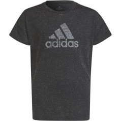 T-krekls adidas Badge of Sport Tee girls HM2646 / melns / 152 cm