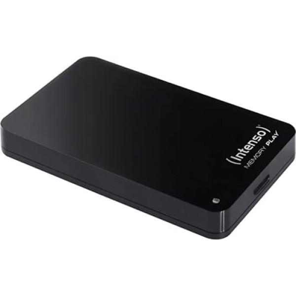 Intenso 6021480 Memory Play portatīvais cietais disks 2 TB pārnēsājams ārējais televizora cietais disks 2,5 collas 5400 apgr./min 8 MB kešatmiņa USB 3, ieskaitot televizora kronšteinu melns