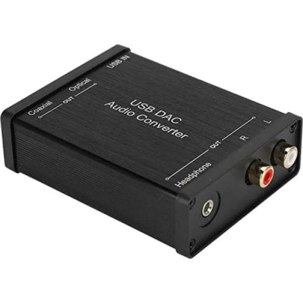 USB skaņas karte, stereo skaņas kartes pārveidotājs GV-023 digitālais analogais DAC audio adapteris Lieliska skaņas kvalitāte USB audio skaņas karte