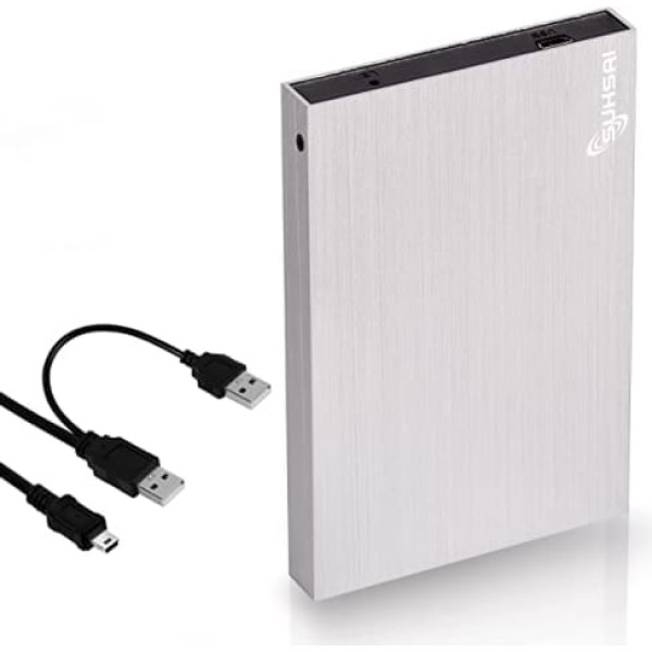 F32 pārnēsājams ārējais cietais disks USB 2.0 2,5 collu cietais disks dublēšana/atmiņa 320 GB krātuves paplašinājums HDD plāns cietais disks saderīgs ar Mac PC klēpjdatoru galddatoru Chromebook datoru