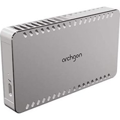 Archgon X70 480GB Silver Thunderbolt 3 portatīvais ārējais PCIE SSD (līdz R/W 1600/1100 MB/s) Thunderbolt 3 operētājsistēmai Mac vai PC MS-7215-TB3SV480