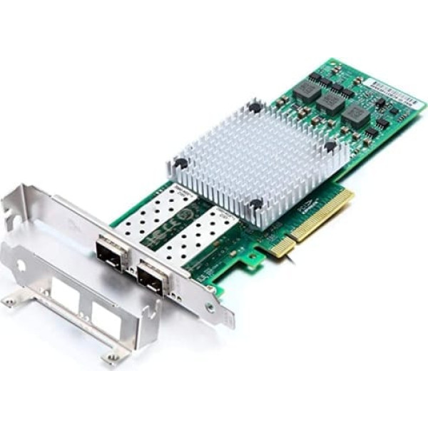 10Gb SFP+ PCI-E tīkla kartes NIC, ar Broadcom BCM57810S mikroshēmu, Dual SFP+ portu, PCI Express X8, Windows Server/Linux/VMware atbalstu