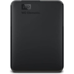 WD Elements portatīvais, ārējais cietais disks — 4 TB — USB 3.0 — WDBU6Y0040BBK-WESN