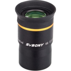 Svbony Telescope Eyepiece 1.25 Inch Ultra Wide Angle Eyepiece Multi-Coated Green Film 15 mm Focal Length 66 Degree Eyepiece for Telescope