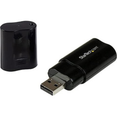 StarTech. Com Usb – USB ārējās skaņas kartes audio adapteris – melns, Garden Sbaud IOB