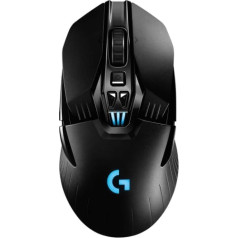 Logitech G903 Lightspeed bezvadu spēļu pele ar Hero 16K DPI sensoru, bezvadu savienojums, akumulatora darbības laiks 140+ stundas, Lightsync RGB, saderīga ar PowerPlay, PC/Mac, melns — ES iepakojums