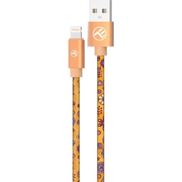 Tellur Graffiti USB to Lightning cable 3A 1m orange