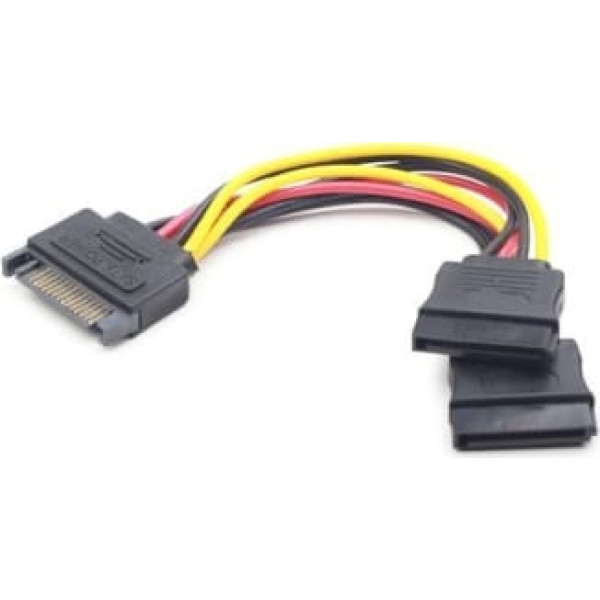 CABLE POWER SPLITTER SATA/0.15M CC-SATAM2F-01 GEMBIRD