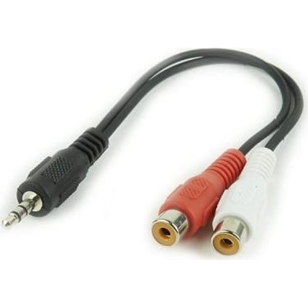 CABLE AUDIO 3.5MM TO 2RCA/SOCKET CCA-406 GEMBIRD