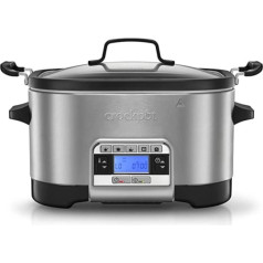 Crockpot Multi-Cooker | Programmable Slow Cooker | For Sautéing, Roasting and Steam Cooking | 5.6 L (6-7 People) | Removable Bowl [CSC024X]