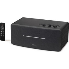 EDIFIER D12 kompaktā stereo skaļruņu sistēma (70 W) ar Bluetooth 5.0 un infrasarkano tālvadības pulti - lieliski piemērota ēdamistabai, virtuvei, darba vietai.