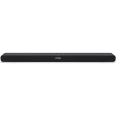 TCL TS8211 2.1 BT Dolby Atmos skaņas josla ar diviem integrētiem zemfrekvences skaļruņiem un maksimālo 260 W izeju (Dolby Audio, HDMI 2.1 eARC, WiFi, Alexa/Google Assistant/Apple AirPlay savietojams) - melns