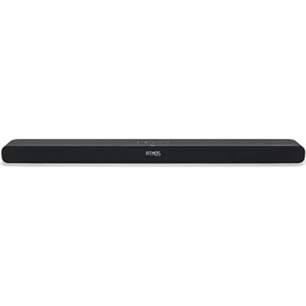 TCL TS8211 2.1 BT Dolby Atmos skaņas josla ar diviem integrētiem zemfrekvences skaļruņiem un maksimālo 260 W izeju (Dolby Audio, HDMI 2.1 eARC, WiFi, Alexa/Google Assistant/Apple AirPlay savietojams) - melns