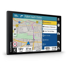 Garmin DriveSmart 76 MT-S Amazon Alexa — navigācijas ierīce ar iebūvētu Alexa, liels 7 collu HD displejs, 3D Eiropas kartes ar vides zonām, reāllaika satiksmes informācija, izmantojot lietotni Garmin Drive