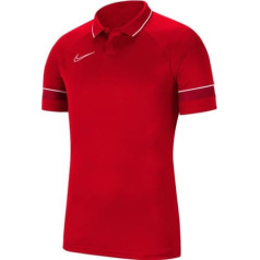 T-krekls Nike Polo Dry Academy 21 CW6104 657 / sarkans / XL