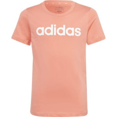 T-krekls adidas LIN Tee Jr IC3153 / sarkans / 152 cm