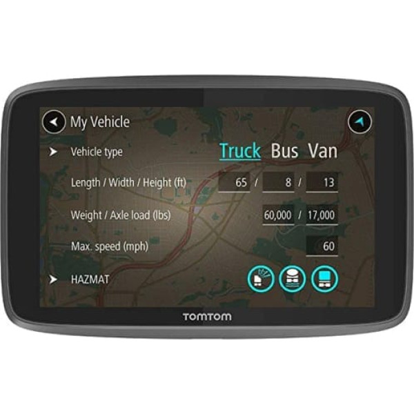 TomTom GO Professional 520 Eiropas kartes