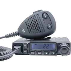 Iekļauts PNI Escort HP 6500 CB radio vairāku standartu 4 W AM-FM 12 V ASQ RF pastiprinājuma cigarešu piesmēķētāja spraudnis