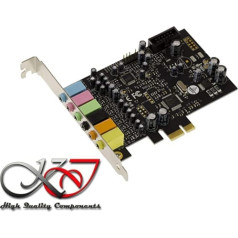 KALEA-INFORMATIQUE 7.1 Channel PCI Express Sound Card PCIe 1x 24 Bit 192 KHz Chipset CMEDIA Oxygen CM8828 / CM9882A