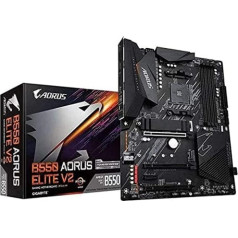 MB Gigabyte B550 AORUS Elite V2 (B550, AM4, ATX, AMD) melns, viens izmērs