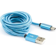 Sbox USB->Type C M/M 1.5m CTYPE-1.5BL blue