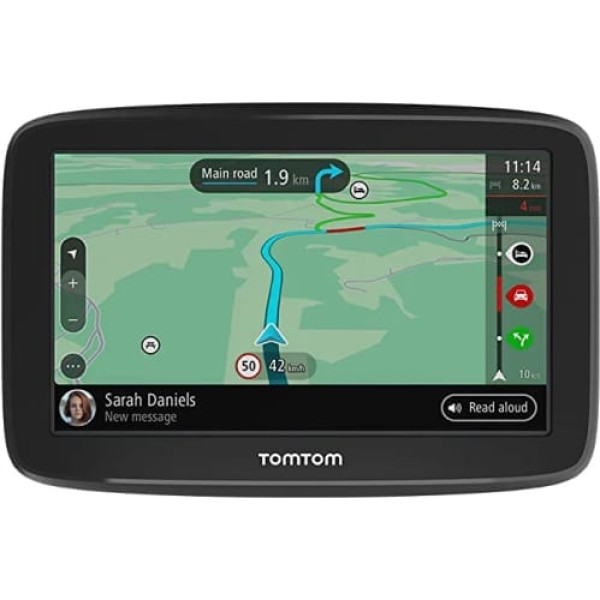 Navigācijas ierīce TomTom GO Classic (5 collas, putekļu novēršana, pateicoties TomTom Traffic, atjauninājumi Eiropā, atjauninājumi, izmantojot Wi-Fi), melns