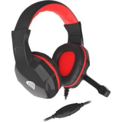 Argon 110 gaming headphones with microphone, black and red