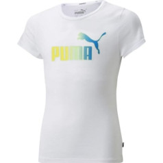 Футболка Puma ESS+ Bleach Logo G Jr 846954 02 / 116 см