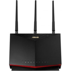 Wireless Router|ASUS|Wireless Router|2600 Mbps|Wi-Fi 5|USB 2.0|1 WAN|4x10/100/1000M|Number of antennas 4|4G-AC86U