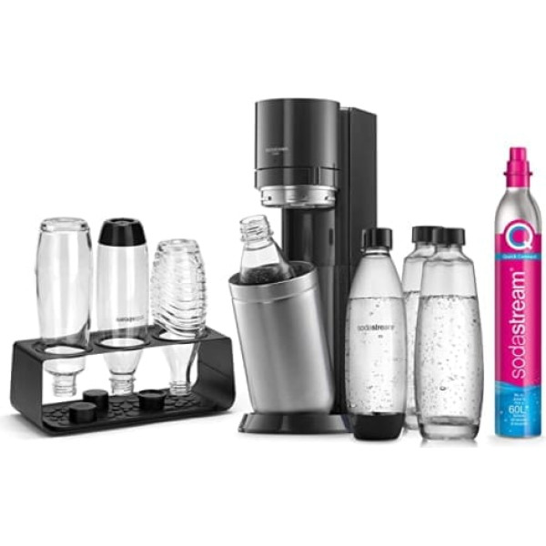 SODASTREAM Duo Black with 60 L CO2 Cylinder, 2 x…