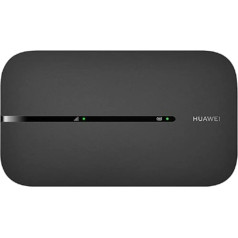 HUAWEI 4G mobilais WiFi 3 mobilais WiFi 4G LTE (CAT7+) piekļuves punkts, lejupielādes ātrums līdz 300 Mbps, 1500 mAh uzlādējams akumulators, nav nepieciešama konfigurācija, melns, viens izmērs, 51071URW