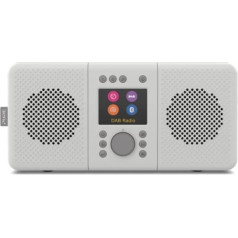 Pure ELAN CONNECT+ All-In-One Stereo Internet Radio with DAB and Bluetooth 5.0 (DAB/DAB+ & FM Radio, Internet Radio, TFT Display, 20 Station Memory, Music Streaming, Podcasts), Stone Grey