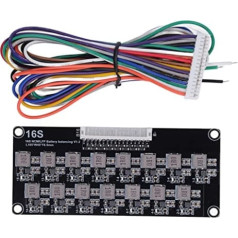 Active Equalizer Balancer 16S Battery Equalizer with Cable Inductive Battery Pack Balancer Board 2-4.5V Equalizer Module