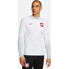 Džemperis Nike Poland Drill Top DH6459 100 / balts / XL